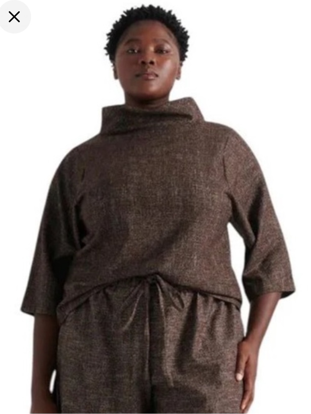 PARIS PASSU KATY MOCK NECK TOP 2X